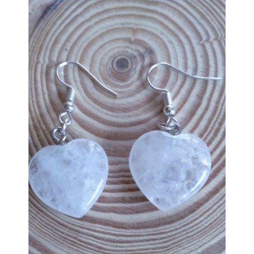 Boucles D'oreilles Montana Silversmiths - Cristal Coeur Doré - Modèle ER5797